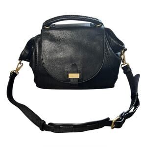 Marc by Marc Jacobs Spot On Liz Shoulder Bag black leather satchel crossbody